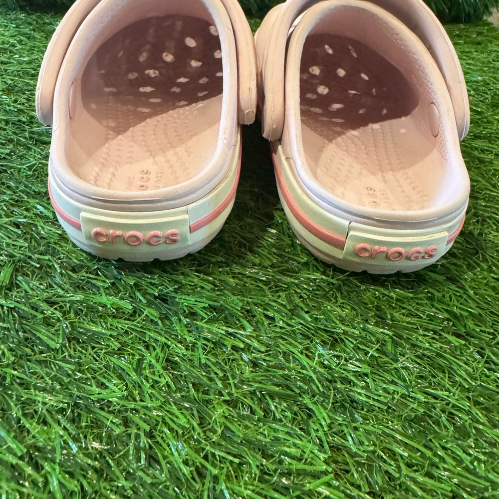 Light Pink Crocs Clogs - Picture 3 of 4